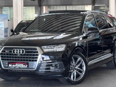 Ауди SQ7 2018 в Европе на Automoto.ua Черный Ауди SQ7, объемом двигателя 3.96 л и пробегом 75 тыс. км за 64432 $, фото 1 на Automoto.ua
