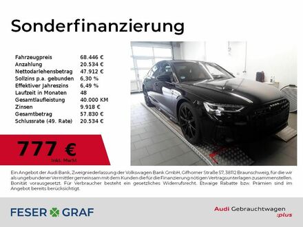 Ауді A8 2023 у Європі на Automoto.ua Чорний Ауді A8, об'ємом двигуна 2.97 л та пробігом 26 тис. км за 78832 $, фото 1 на Automoto.ua