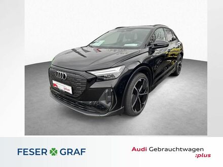 Ауді Q4 e-tron 2021 у Європі на Automoto.ua Чорний Ауді Q4 e-tron, об'ємом двигуна 0 л та пробігом 18 тис. км за 35949 $, фото 1 на Automoto.ua