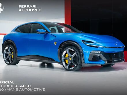 Феррари Purosangue 2023 в Европе на Automoto.ua Синий Феррари Purosangue, объемом двигателя 6.5 л и пробегом 19 тыс. км за 684647 $, фото 1 на Automoto.ua
