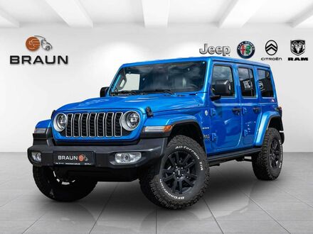 Джип Wrangler 2024 у Європі на Automoto.ua Синій Джип Wrangler, об'ємом двигуна 2 л та пробігом 5 тис. км за 68250 $, фото 1 на Automoto.ua