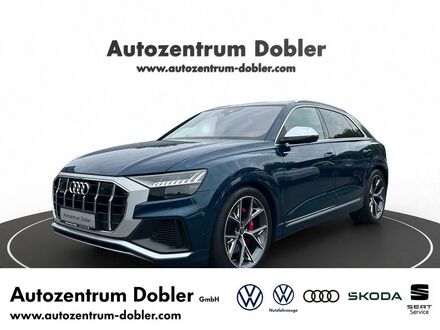 Ауди SQ8 2021 в Европе на Automoto.ua Синий Ауди SQ8, объемом двигателя 4 л и пробегом 23 тыс. км за 86124 $, фото 1 на Automoto.ua