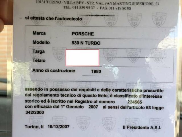 Сірий Порше 930, об'ємом двигуна 0 л та пробігом 52 тис. км за 161290 $, фото 13 на Automoto.ua