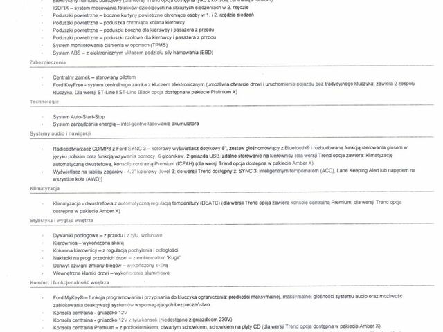 Форд Куга, об'ємом двигуна 2 л та пробігом 53 тис. км за 20190 $, фото 13 на Automoto.ua