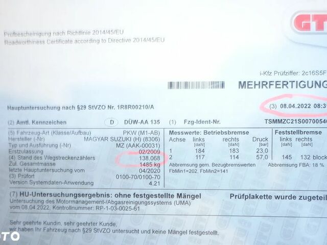 Сузуки Свифт, объемом двигателя 1.49 л и пробегом 175 тыс. км за 2635 $, фото 24 на Automoto.ua