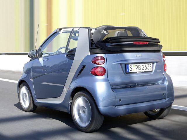 Смарт Fortwo, Кабріолет 2007 - н.в. II cabrio 1.0i T MT (84 Hp)