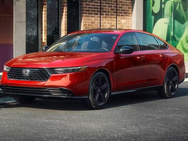 красный седан Honda Accord 2025 найти Honda Accord 2025 седан красного цвета