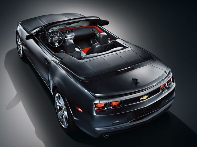 Шевроле Камаро, Кабриолет 2012 - н.в. V Convertible 6,2i V8 AT (405 Hp)