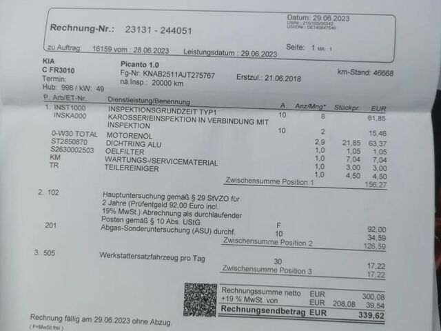 Кіа Піканто, об'ємом двигуна 1 л та пробігом 52 тис. км за 7536 $, фото 21 на Automoto.ua