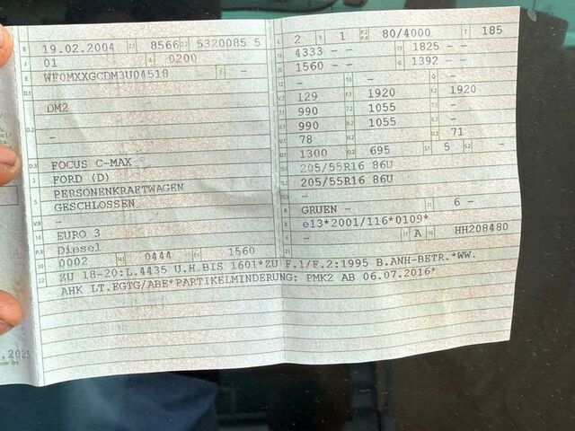 Форд Си-Макс 2004 в Европе на Automoto.ua Форд Си-Макс, объемом двигателя 1.56 л и пробегом 225 тыс. км за 1399 $, фото 4 на Automoto.ua