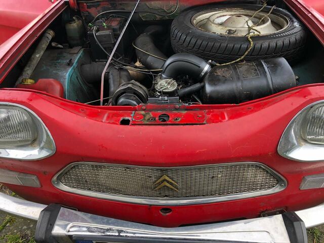Червоний Сітроен 2CV, об'ємом двигуна 0.6 л та пробігом 368 тис. км за 1076 $, фото 14 на Automoto.ua