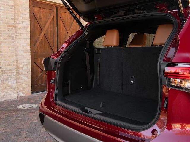 Багажник Toyota Highlander 2025 Какое грузовое пространство имеет Toyota Highlander 2025