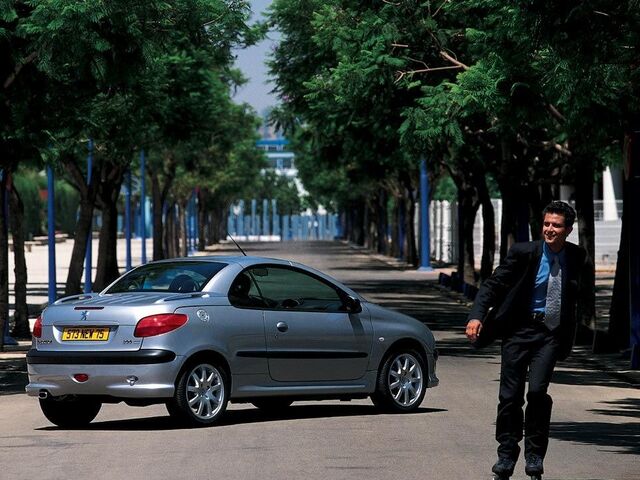 Пежо 206, Кабріолет 2000 - 2008 CC 1.6 MT (109 Hp)