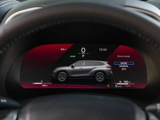 Разгон Toyota Highlander 2025 Скорость разгона Toyota Highlander 2025