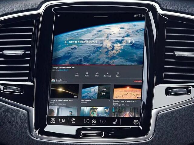 Новые информацонно-развлекательные технологии Volvo XC90 2023