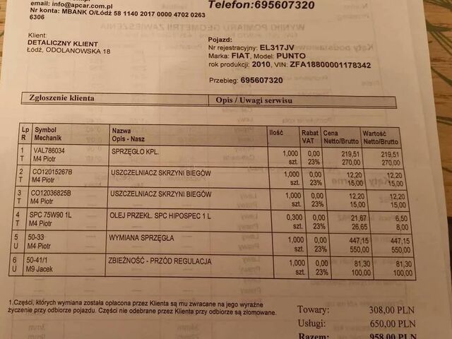 Фіат Пунто, об'ємом двигуна 1.24 л та пробігом 225 тис. км за 1987 $, фото 15 на Automoto.ua