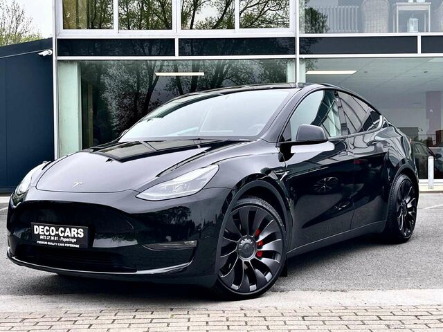 Чорний Тесла Model Y, об'ємом двигуна 0 л та пробігом 46 тис. км за 54844 $, фото 1 на Automoto.ua