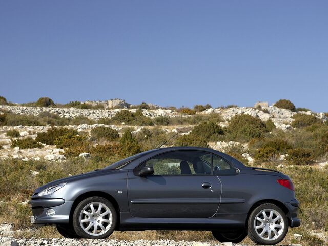 Пежо 206, Кабріолет 2000 - 2008 CC 1.6 MT (109 Hp)