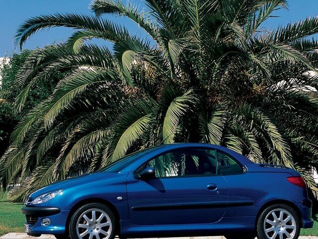 Пежо 206, Кабріолет 2000 - 2008 CC 1.6 MT (109 Hp)