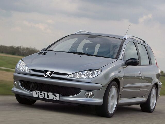 Пежо 206, Універсал 2002 - 2010 SW 1.4 HDi MT (68 Hp)