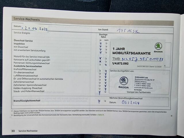 Білий Шкода Румстер, об'ємом двигуна 1.6 л та пробігом 207 тис. км за 5980 $, фото 17 на Automoto.ua