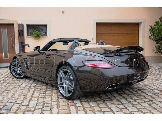 Коричневый Мерседес SLS AMG, объемом двигателя 6.21 л и пробегом 48 тыс. км за 183071 $, фото 3 на Automoto.ua