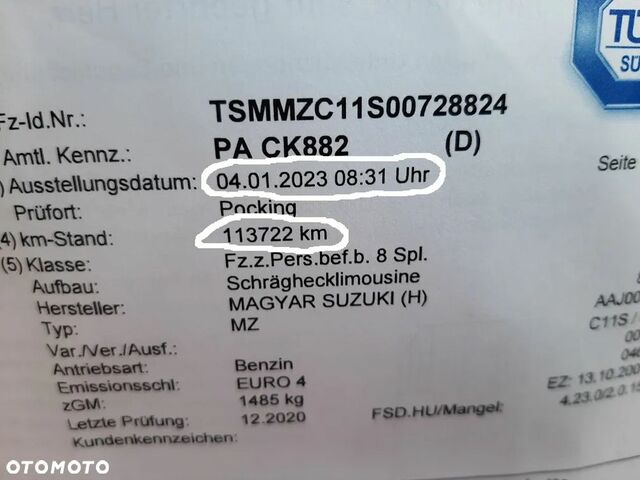 Сузуки Свифт, объемом двигателя 1.33 л и пробегом 120 тыс. км за 4082 $, фото 12 на Automoto.ua