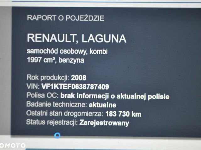 Рено Лагуна, объемом двигателя 2 л и пробегом 184 тыс. км за 4298 $, фото 33 на Automoto.ua