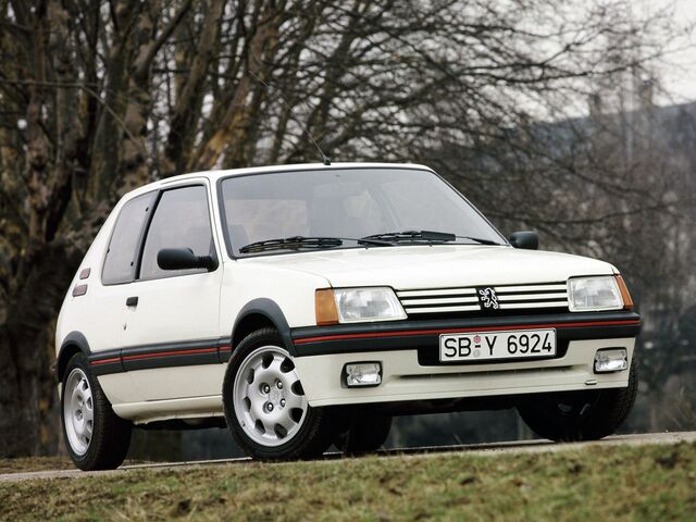 Пежо 205, Хетчбек 1986 - 1998 II (20A/C) 1.6 GTI