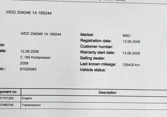 Мерседес Ц-Клас 2008 у Європі на Automoto.ua Чорний Мерседес Ц-Клас, об'ємом двигуна 1 л та пробігом 189 тис. км за 8463 $, фото 10 на Automoto.ua