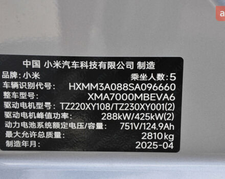 купить новое авто Xiaomi SU7 Ultra 2025 года от официального дилера Cyber Motors New Xiaomi фото
