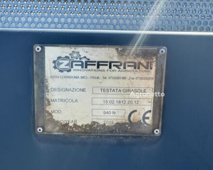 Zaffrani 940N, объемом двигателя 0 л и пробегом 0 тыс. км за 16917 $, фото 9 на Automoto.ua