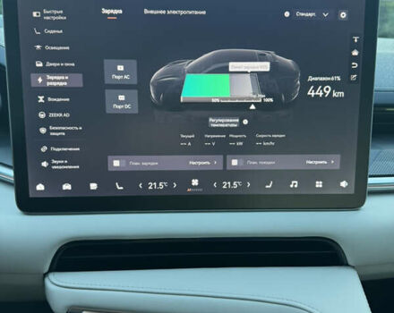 Синій Zeekr 001, об'ємом двигуна 0 л та пробігом 30 тис. км за 38999 $, фото 24 на Automoto.ua